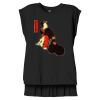 Women's Flowy Muscle Tee With Rolled Cuffs Thumbnail