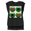 Women's Flowy Muscle Tee With Rolled Cuffs Thumbnail