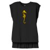 Women's Flowy Muscle Tee With Rolled Cuffs Thumbnail