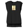 Women's Flowy Muscle Tee With Rolled Cuffs Thumbnail