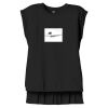Women's Flowy Muscle Tee With Rolled Cuffs Thumbnail