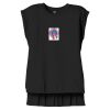 Women's Flowy Muscle Tee With Rolled Cuffs Thumbnail