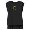 Women's Flowy Muscle Tee With Rolled Cuffs Thumbnail