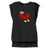 Women's Flowy Muscle Tee With Rolled Cuffs Thumbnail