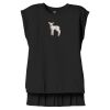 Women's Flowy Muscle Tee With Rolled Cuffs Thumbnail