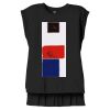 Women's Flowy Muscle Tee With Rolled Cuffs Thumbnail