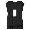 Women's Flowy Muscle Tee With Rolled Cuffs Thumbnail