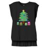 Women's Flowy Muscle Tee With Rolled Cuffs Thumbnail