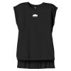 Women's Flowy Muscle Tee With Rolled Cuffs Thumbnail