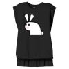 Women's Flowy Muscle Tee With Rolled Cuffs Thumbnail
