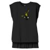 Women's Flowy Muscle Tee With Rolled Cuffs Thumbnail