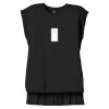 Women's Flowy Muscle Tee With Rolled Cuffs Thumbnail