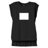 Women's Flowy Muscle Tee With Rolled Cuffs Thumbnail