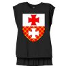 Women's Flowy Muscle Tee With Rolled Cuffs Thumbnail
