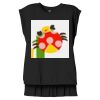 Women's Flowy Muscle Tee With Rolled Cuffs Thumbnail