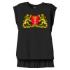 Women's Flowy Muscle Tee With Rolled Cuffs Thumbnail