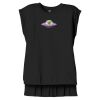Women's Flowy Muscle Tee With Rolled Cuffs Thumbnail
