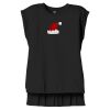 Women's Flowy Muscle Tee With Rolled Cuffs Thumbnail