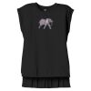 Women's Flowy Muscle Tee With Rolled Cuffs Thumbnail