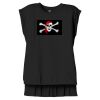 Women's Flowy Muscle Tee With Rolled Cuffs Thumbnail