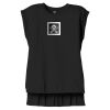 Women's Flowy Muscle Tee With Rolled Cuffs Thumbnail