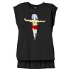 Women's Flowy Muscle Tee With Rolled Cuffs Thumbnail