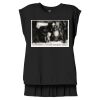 Women's Flowy Muscle Tee With Rolled Cuffs Thumbnail