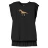 Women's Flowy Muscle Tee With Rolled Cuffs Thumbnail