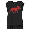 Women's Flowy Muscle Tee With Rolled Cuffs Thumbnail
