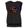 Women's Flowy Muscle Tee With Rolled Cuffs Thumbnail