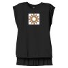 Women's Flowy Muscle Tee With Rolled Cuffs Thumbnail