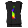 Women's Flowy Muscle Tee With Rolled Cuffs Thumbnail