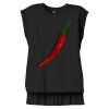 Women's Flowy Muscle Tee With Rolled Cuffs Thumbnail