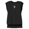 Women's Flowy Muscle Tee With Rolled Cuffs Thumbnail
