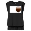Women's Flowy Muscle Tee With Rolled Cuffs Thumbnail