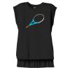 Women's Flowy Muscle Tee With Rolled Cuffs Thumbnail