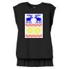 Women's Flowy Muscle Tee With Rolled Cuffs Thumbnail