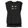 Women's Flowy Muscle Tee With Rolled Cuffs Thumbnail