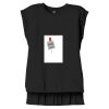 Women's Flowy Muscle Tee With Rolled Cuffs Thumbnail