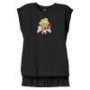 Women's Flowy Muscle Tee With Rolled Cuffs Thumbnail