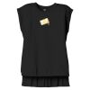 Women's Flowy Muscle Tee With Rolled Cuffs Thumbnail