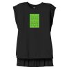 Women's Flowy Muscle Tee With Rolled Cuffs Thumbnail