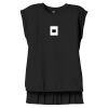 Women's Flowy Muscle Tee With Rolled Cuffs Thumbnail