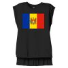Women's Flowy Muscle Tee With Rolled Cuffs Thumbnail