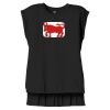 Women's Flowy Muscle Tee With Rolled Cuffs Thumbnail