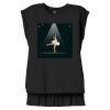 Women's Flowy Muscle Tee With Rolled Cuffs Thumbnail