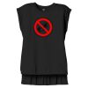 Women's Flowy Muscle Tee With Rolled Cuffs Thumbnail