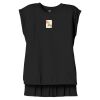 Women's Flowy Muscle Tee With Rolled Cuffs Thumbnail