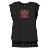 Women's Flowy Muscle Tee With Rolled Cuffs Thumbnail