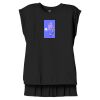 Women's Flowy Muscle Tee With Rolled Cuffs Thumbnail